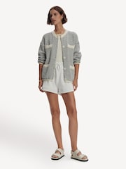 Varley Green Tidewell Textured Knit Jacket - Image 4 of 6