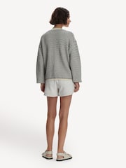 Varley Green Tidewell Textured Knit Jacket - Image 5 of 6
