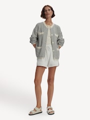 Varley Green Tidewell Textured Knit Jacket - Image 6 of 6