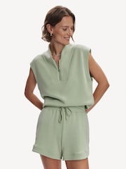 Varley Snow Sage Ollie High Rise Shorts 3.5 - Image 1 of 6