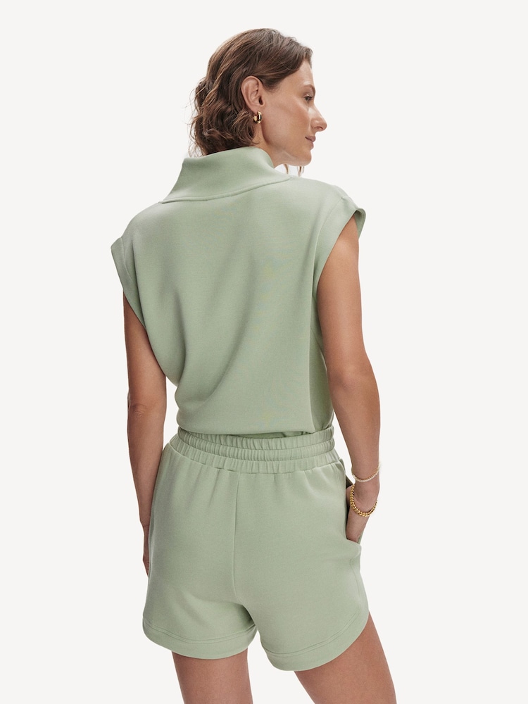 Varley Snow Sage Ollie High Rise Shorts 3.5 - Image 2 of 6
