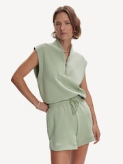 Varley Snow Sage Ollie High Rise Shorts 3.5 - Image 4 of 6