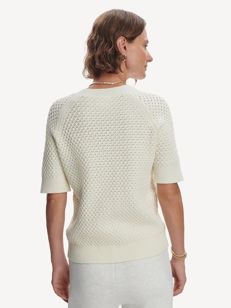 Varley White Lucy Knit Top - Image 2 of 7 Varley White Lucy Knit Top - Image 2 of 7