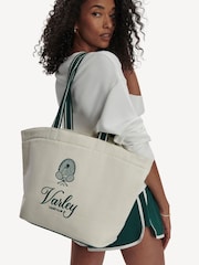Varley Green Robinson Canvas Club Tote Bag - Image 5 of 6