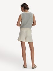 Varley Cream Knowles Textured Knit Vest - Image 2 of 5