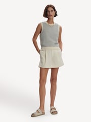 Varley Cream Knowles Textured Knit Vest - Image 3 of 5