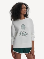 Varley White Rasco Namesake Sweat Top - Image 6 of 7