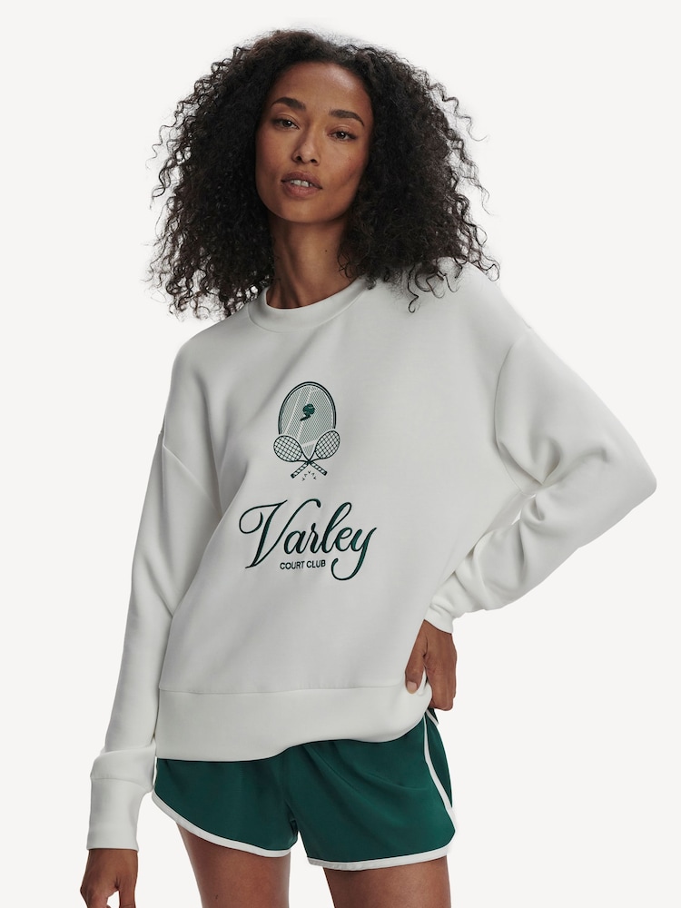 Varley White Rasco Namesake Sweat Top - Image 7 of 7