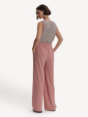 Varley Red Kayson Wide Leg Trousers 32 - Image 5 of 7