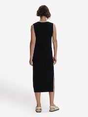 Varley Black Dwight Tank Knit 100% Cotton Dress - Image 2 of 8