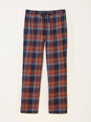 FatFace Lomond Blue Check Pyjama Bottoms - Image 6 of 6