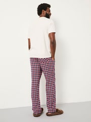 FatFace Leven Red Check Pyjama Bottoms - Image 2 of 5