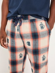 FatFace Coffee Jacquard Pyjama Bottoms - Imagen 3 de 5