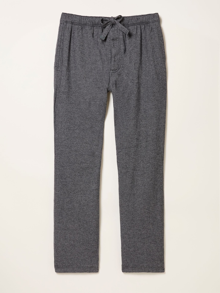 FatFace Charcoal Grey Brushed Twill Pyjama Bottoms - Image 5 of 5