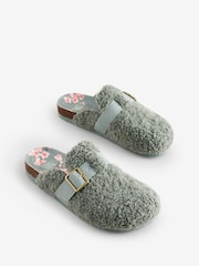 Bath & Body Works Green Mule Slippers - Image 1 of 6