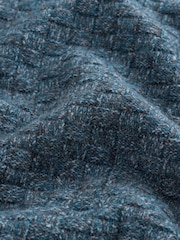 Blue Regular Fit Textured Crew Neck Knitted Jumper - Image 2 of 3