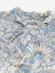 Laura Ashley Blue Oastbrook Double Cloth Cotton Pyjamas - Image 11 of 11