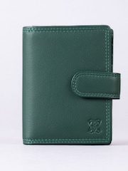 Lakeland Leather Bottle Green Small Leather Tab Purse - Image 2 of 5