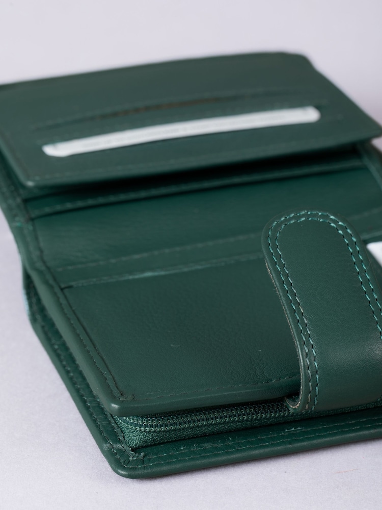 محفظة جلد صغيرة من Lakeland Leather - Image 4 of 5