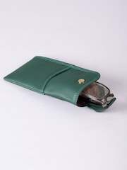 Verde - Husă pentru ochelari Lakeland Leather - Image 1 of 4