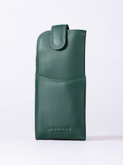 Verde - Husă pentru ochelari Lakeland Leather - Image 2 of 4