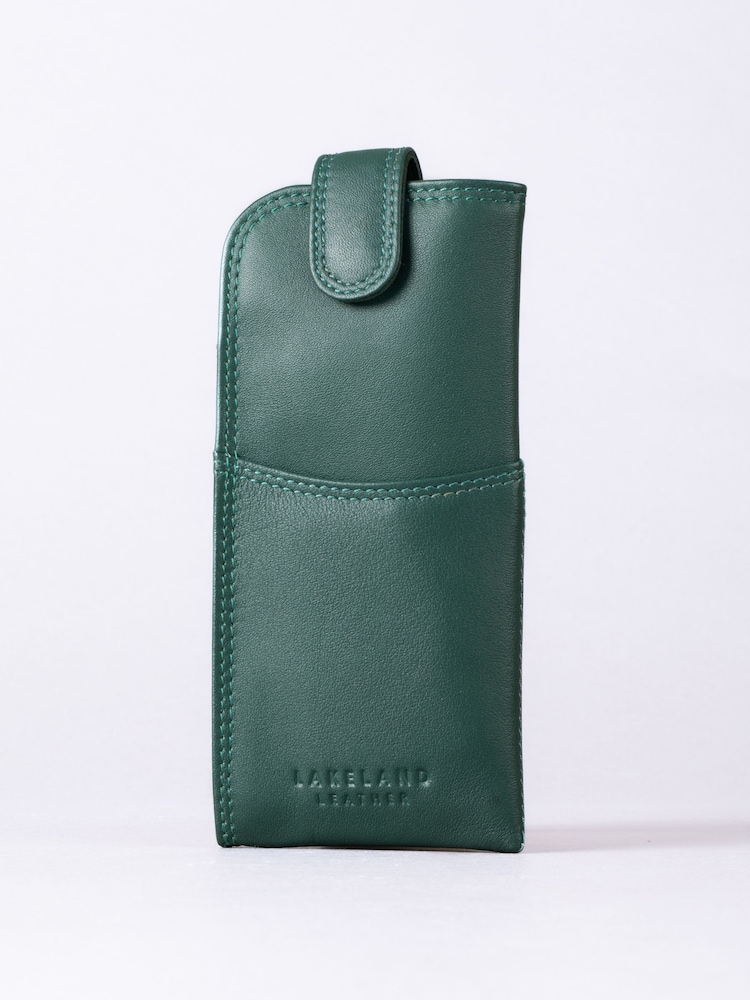 Verde - Husă pentru ochelari Lakeland Leather - Image 2 of 4