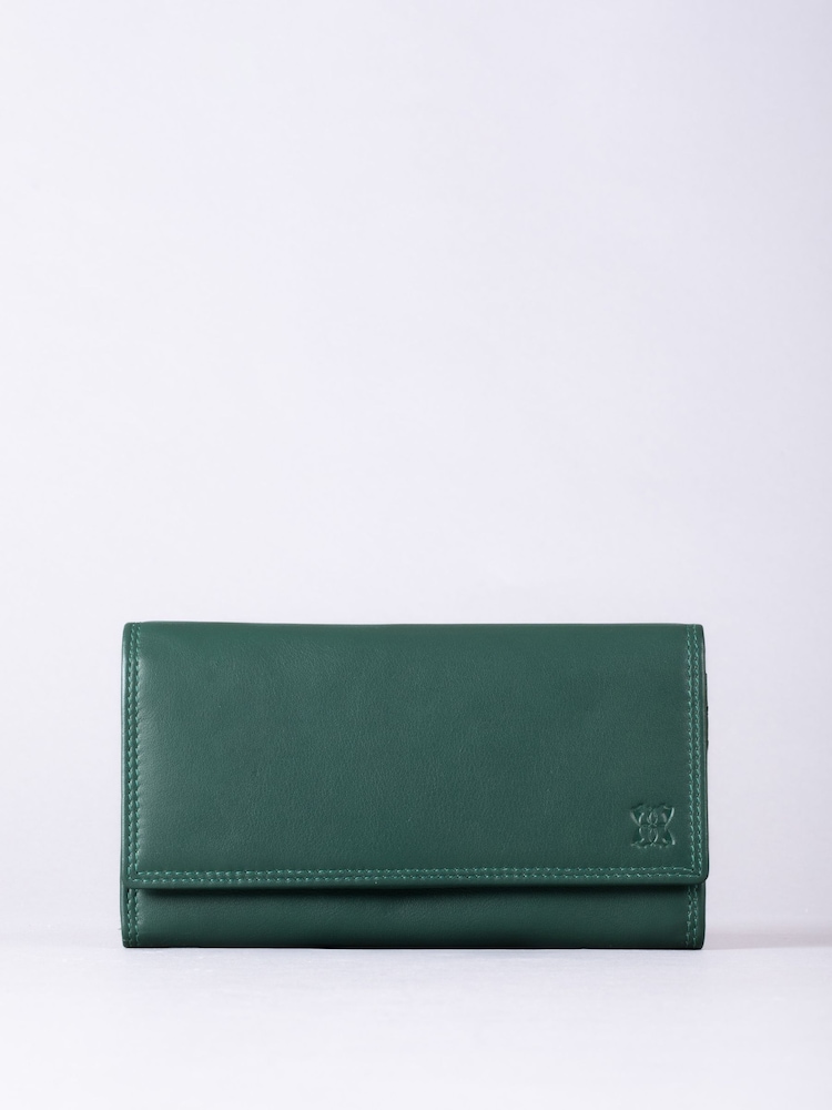 Lakeland Leather Bottle Green Large Purse - Image 1 of 4