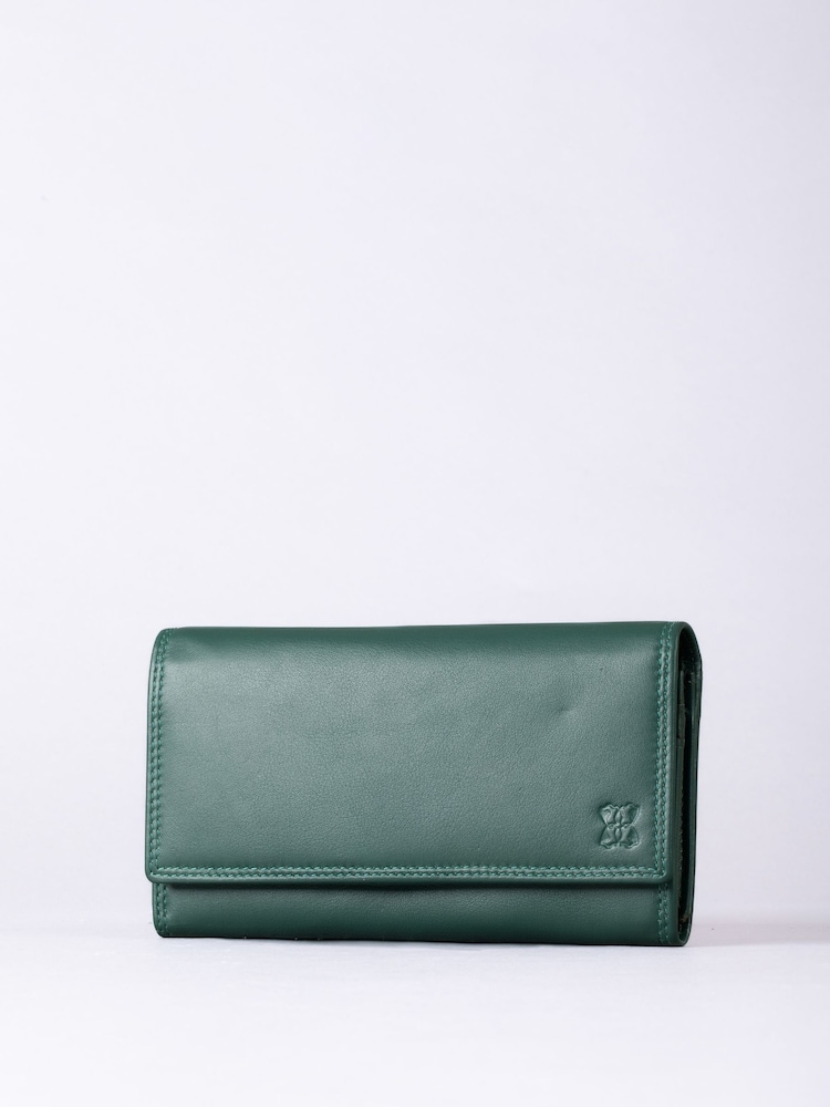 Lakeland Leather Bottle Green Large Purse - Image 2 of 4