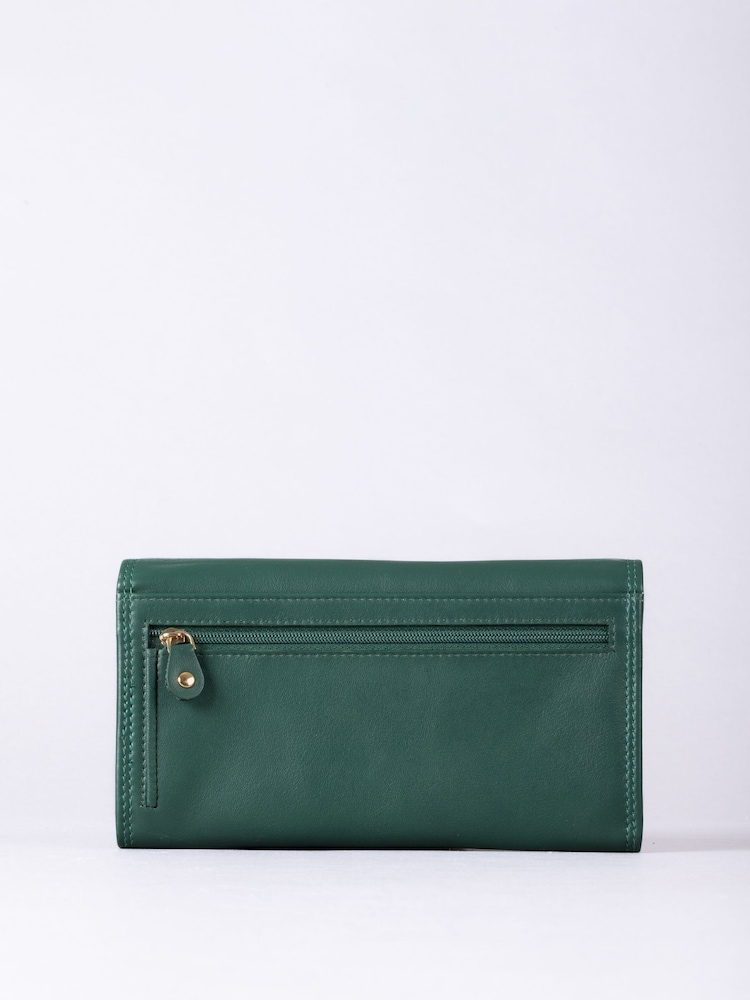 Lakeland Leather Bottle Green Large Purse - Image 3 of 4