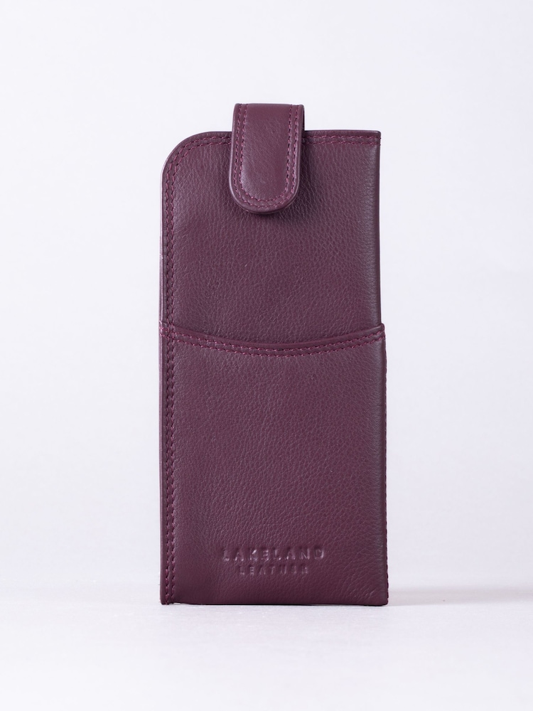 Lakeland Leather Burgundy Glasses Case - Image 2 of 4 Lakeland Leather Burgundy Glasses Case - Image 2 of 4
