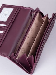 Lakeland Leather Red Large Purse - Image 4 of 4