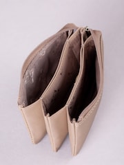 Lakeland Leather Brown Multi Pocket Coin Purse - Image 4 of 5
