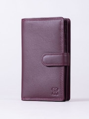 Lakeland Leather Cheery Red Medium Tab Purse - Image 1 of 5