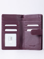 Lakeland Leather Cheery Red Medium Tab Purse - Image 3 of 5