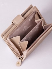 Brun - Lakeland Leather Small Tab Handväska - Bild 5 av 5