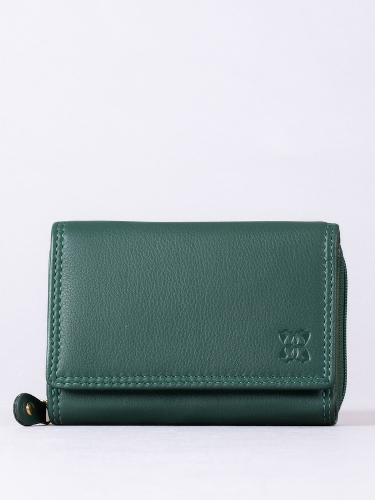 أخضر - محفظة صغيرة من Lakeland Leather - صورة 2 من 5 أخضر - محفظة صغيرة من Lakeland Leather - صورة 2 من 5