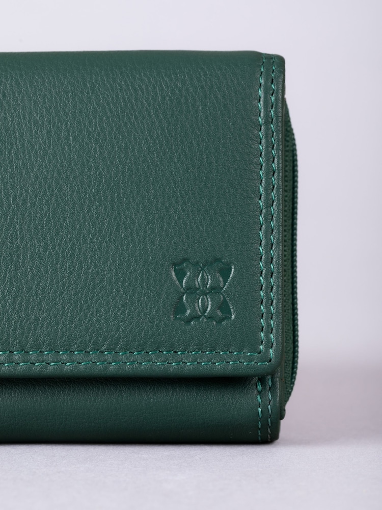 Lakeland Leather Green Small Purse - Image 4 of 5