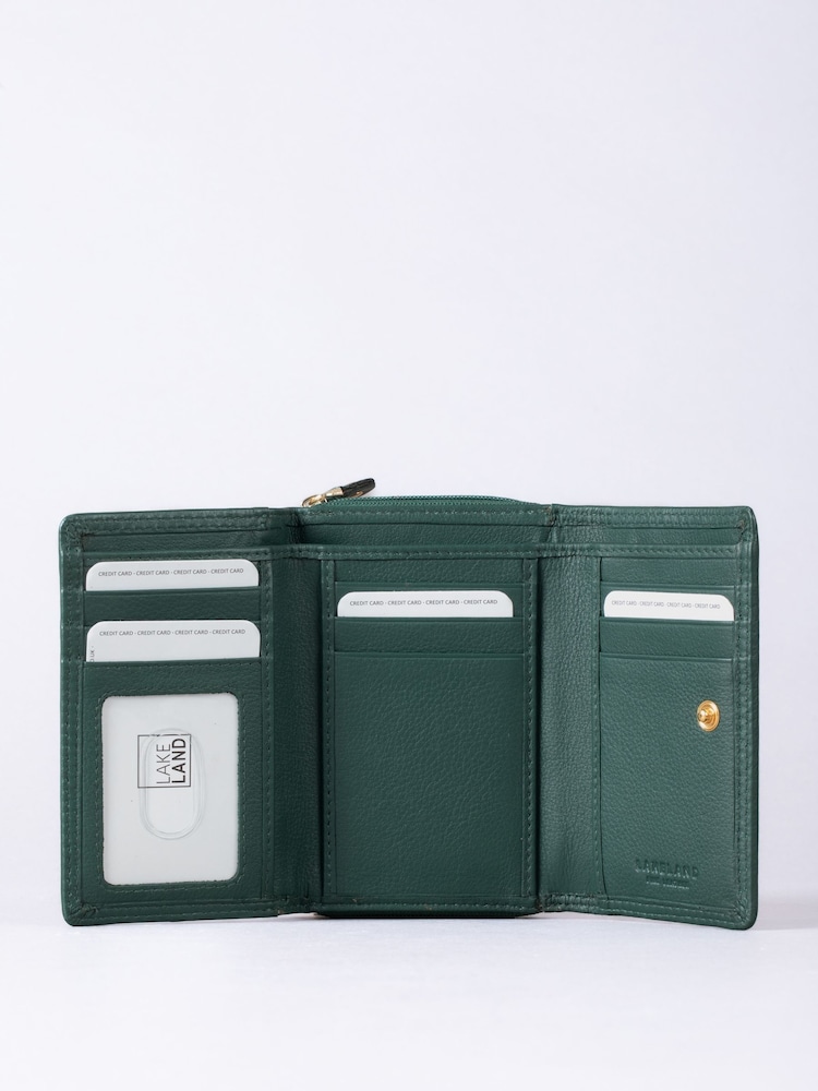 Lakeland Leather Green Small Purse - Image 5 of 5