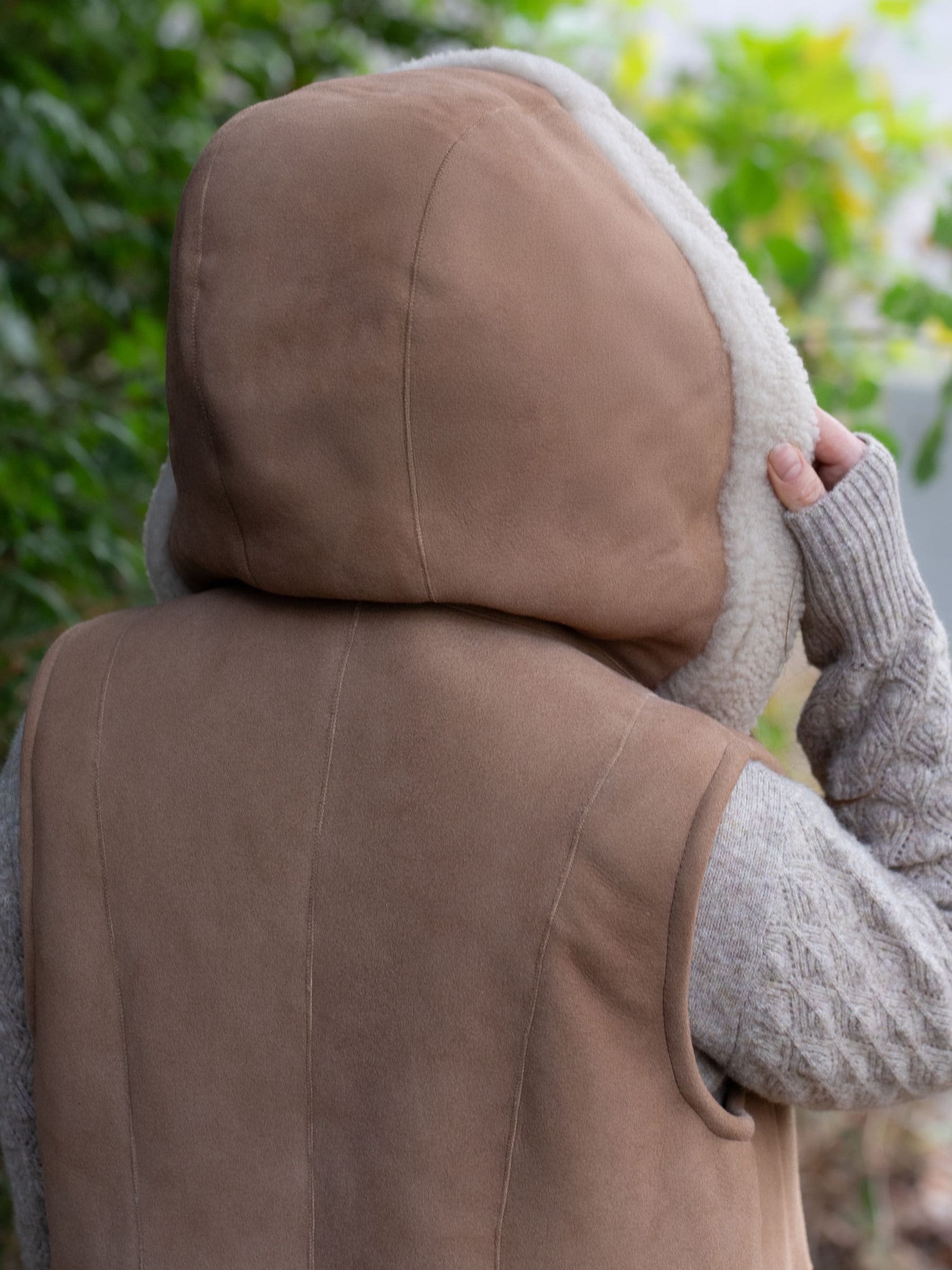Buy Lakeland Leather Brown Grasmoor Hooded Gilet from Next USA