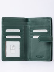 Pullo Vihreä - Lakeland Leather Medium Tab Kukkaro - Kuva 3 / 5