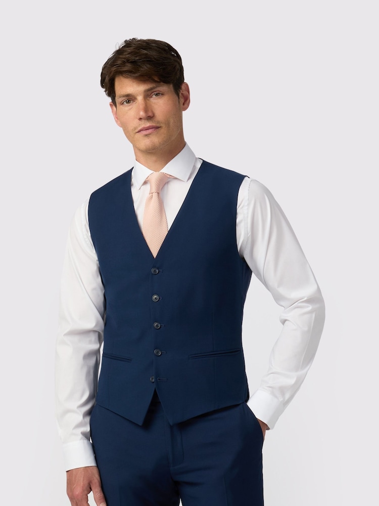 Antique Rogue Blue Curtis Sapphire Twill Vest - Image 1 of 3