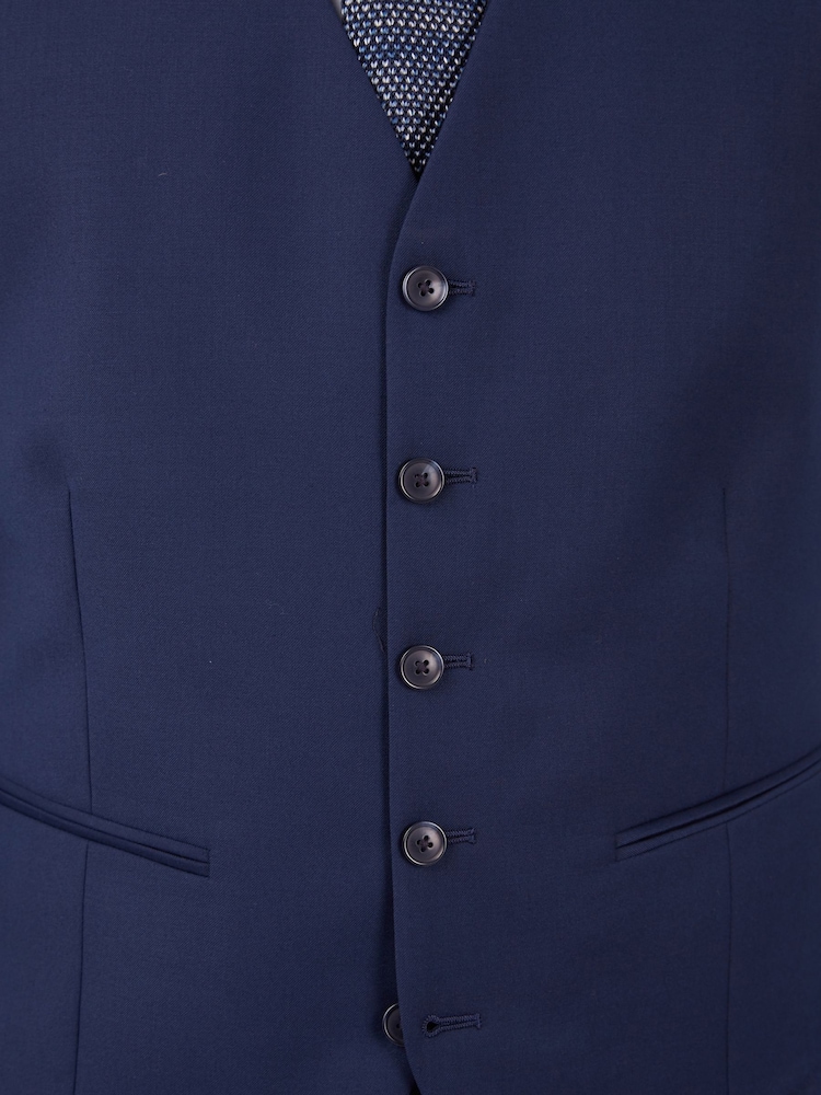 Antique Rogue Blue Curtis Sapphire Twill Vest - Image 3 of 3