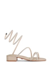 Carvela Gold Spiral Block Sandals - Image 1 of 4