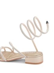 Carvela Gold Spiral Block Sandals - Image 3 of 4
