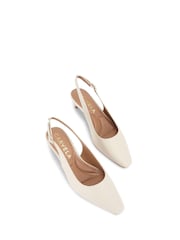 Cream - Čevlji z odprto peto Carvela Carina - Slika 3 iz 5