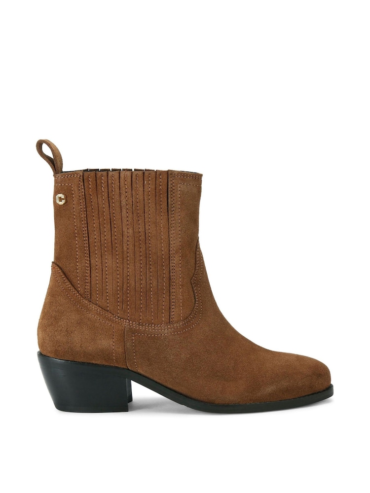 Carvela Camel Dolly Western Boots - Image 1 of 5