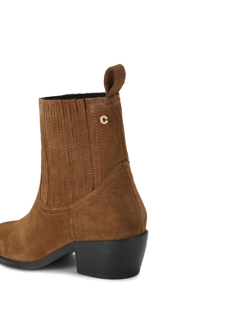 Carvela Camel Dolly Western Boots - Image 4 of 5