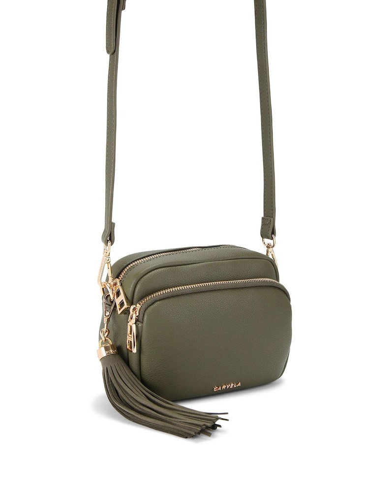 Carvela Green Como Cross-Body Bag - Image 2 of 6