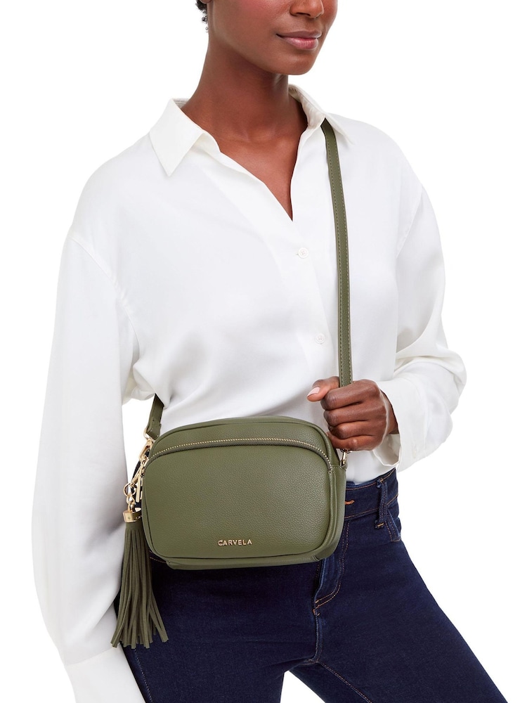 Carvela Green Como Cross-Body Bag - Image 5 of 5