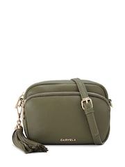 Carvela Green Como Cross-Body Bag - Image 6 of 6